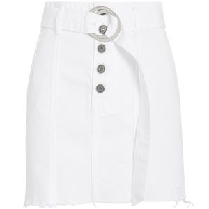 GRLFRND White Denim Mini Skirt NWT Size 23